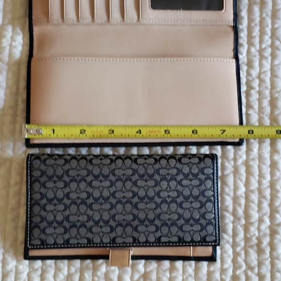 Authentic Coach Wallet & Checkbook - Picture 3 of 9